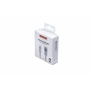 Кабель USB Rexant 18-0000 2,4А, ПВХ, белый 1.0m