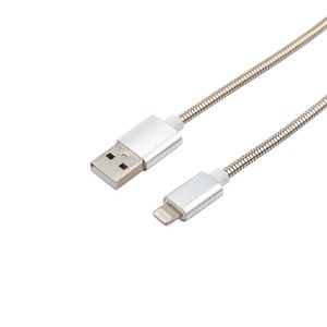 Кабель USB Rexant 18-7057 2A, в матовой стальной оплетке 1.0m