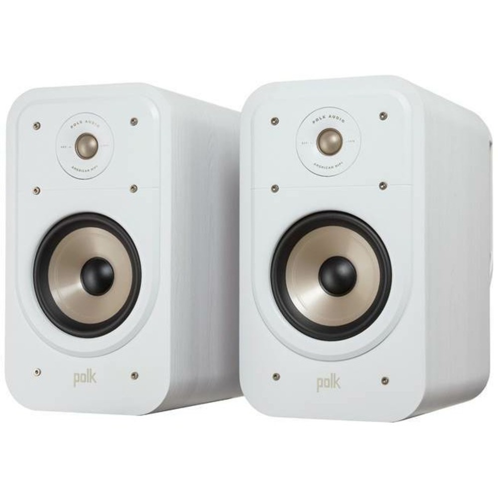 polk speakers white