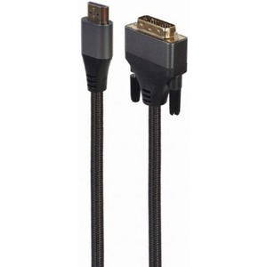 Кабель HDMI-DVI Cablexpert CC-HDMI-DVI-4K-6 1.8m