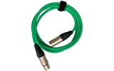 Кабель аудио XLR - XLR GS-PRO XLR3F-XLR3M green 4.0m