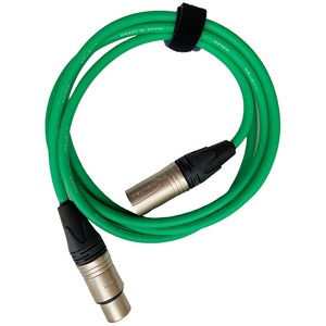 Кабель аудио XLR - XLR GS-PRO XLR3F-XLR3M green 4.0m