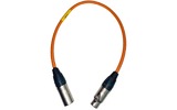 Кабель аудио XLR - XLR GS-PRO XLR3F-XLR3M orange 0.5m