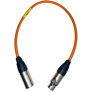 Кабель аудио XLR - XLR GS-PRO XLR3F-XLR3M orange 0.5m