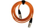 Кабель аудио XLR - XLR GS-PRO XLR3F-XLR3M orange 3.0m