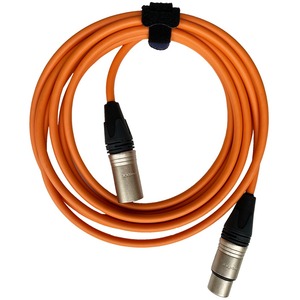 Кабель аудио XLR - XLR GS-PRO XLR3F-XLR3M orange 3.0m