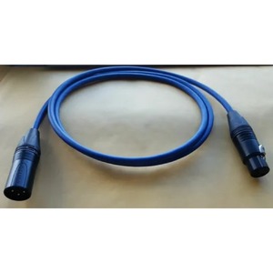 Кабель аудио XLR - XLR GS-PRO XLR3F-XLR3M blue 0.35m