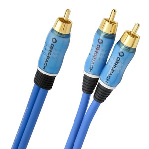 Кабель Сабвуферный Oehlbach 22712 Performance Y-RCA Sub Blue 15.0m