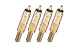 Разъем RCA Oehlbach 4101 Performance CJG 51 4-pcs