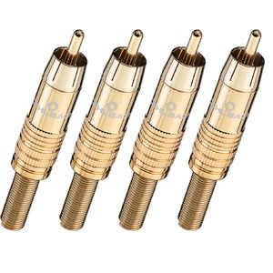 Разъем RCA Oehlbach 4101 Performance CJG 51 4-pcs