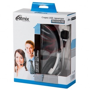 Гарнитура компьютерная Ritmix RH-533USB black