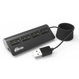 Коммутатор USB Ritmix CR-2400 Black