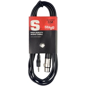 Кабель аудио Jack - XLR Stagg SAC1MPSXF 1.0m