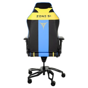 Кресло игровое ZONE 51 Cyberpunk YB Yellow-blue