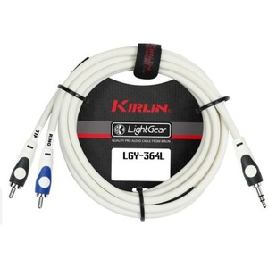 Кабель аудио Jack - RCA Kirlin LGY-364L 1M WH 1.0m