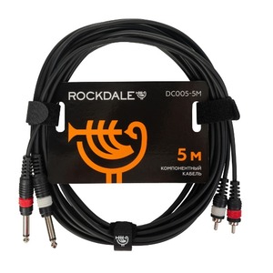 Кабель аудио Jack - RCA Rockdale DC005-5M 5.0m