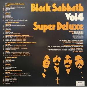 Виниловая пластинка и CD LP Black Sabbath - Black Sabbath Vol. 4 Super Deluxe