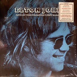 Виниловая пластинка и CD LP Elton John - Live At The Fillmore West 11-12-70 (Blue Vinyl)