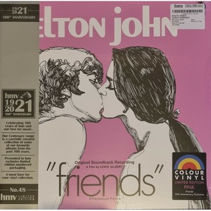 Виниловая пластинка и CD LP Elton John - Friends (Original Soundtrack) (Pink Marbled Vinyl)