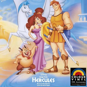 Виниловая пластинка и CD LP Alan Menken, David Zippel - Songs From Hercules (Orange Transparent Vinyl)