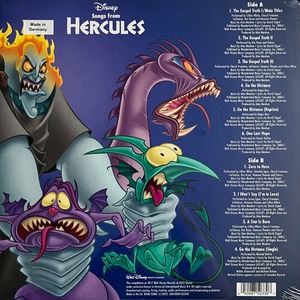 Виниловая пластинка и CD LP Alan Menken, David Zippel - Songs From Hercules (Orange Transparent Vinyl)