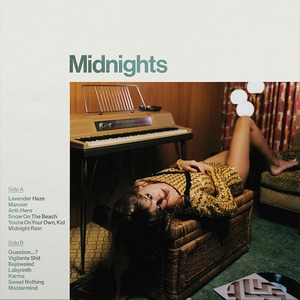 Виниловая пластинка и CD LP Taylor Swift - Midnights (Jade Green Marbled Vinyl)