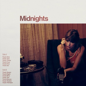 Виниловая пластинка и CD LP Taylor Swift - Midnights (Blood Moon Marbled Vinyl)