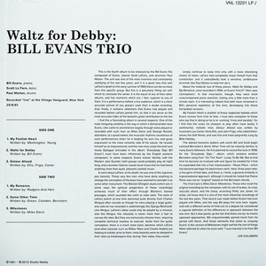 Виниловая пластинка и CD LP The Bill Evans Trio with Scott LaFaro And Paul Motian - Waltz For Debby