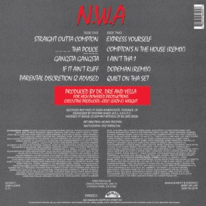 Виниловая пластинка и CD LP N.W.A. - Straight Outta Compton