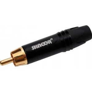 Разъем RCA Shnoor SRCM-G-B