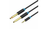 Кабель аудио 1xMini Jack - 2xJack Vention BACBF 1.0m