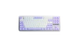 Клавиатура компьютерная AULA AULA F87 White-Purple