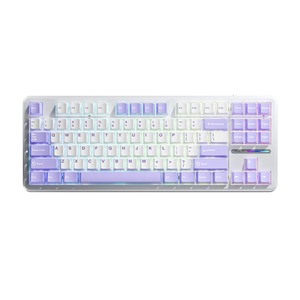 Клавиатура компьютерная AULA AULA F87 White-Purple