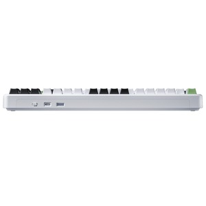 Клавиатура компьютерная AULA AULA F87 3in1 (BT, 2.4 GHz, Wired) White-Black-Green