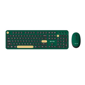 Комплект клавиатура и мышь AULA AC306 Dark Green-Black