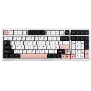 Клавиатура компьютерная AULA F99 White-Black-Pink