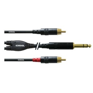 Кабель аудио Jack - RCA Cordial CFY 6 VCC 6.0m