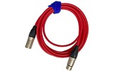 Кабель аудио XLR - XLR GS-PRO XLR3F-XLR3M red 15.0m