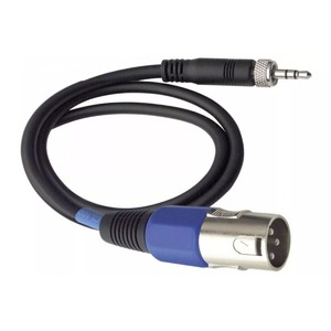 Кабель аудио Jack - XLR GS-PRO CL 100 miniJackSt-screw с закруткой - XLR3M черный 1.0m