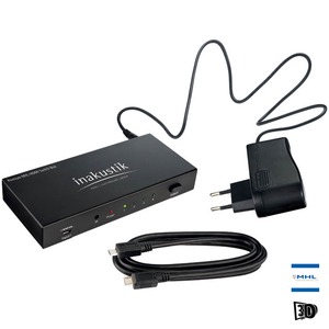 Коммутатор HDMI Inakustik 00424505 Premium MHL / HDMI Switch