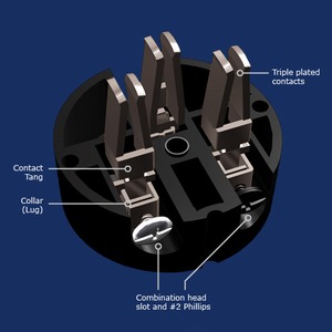 Разъем Силовой Wattgate 390i AG / 350i AG Blue Set