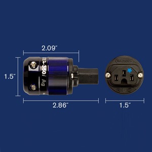 Разъем Силовой Wattgate 390i AG / 350i AG Blue Set